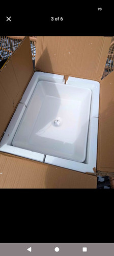 White ceramic countertop - white,