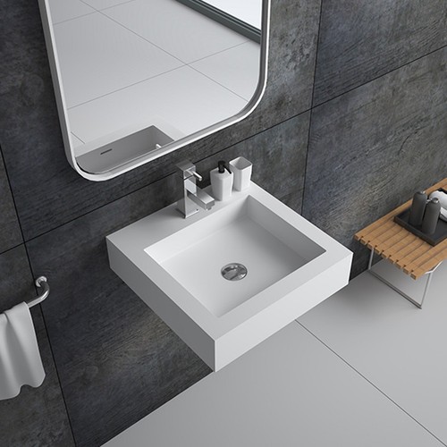 Wall hung bathroom basin sink - bathroom,