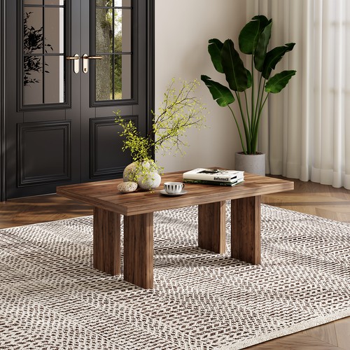 37in solid wood coffee - solid,
