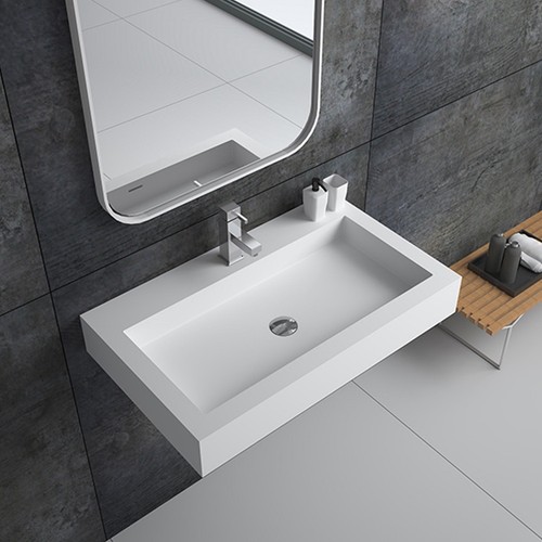 Wall hung bathroom - hung, sink