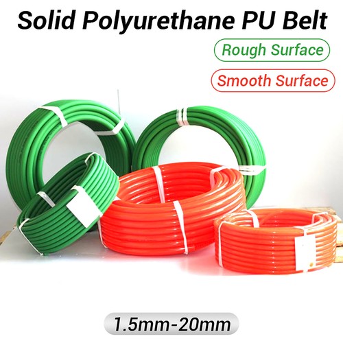 Solid round urethane drive - solid,